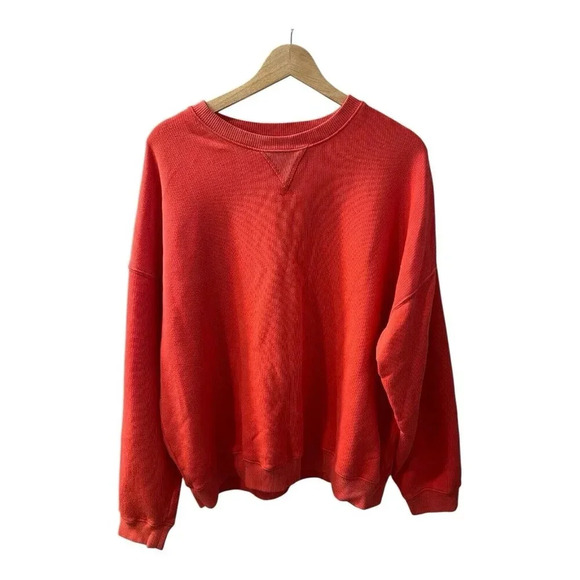 AMERICAN EAGLE “This Feels Seriously Lived In” relaxed crewneck sweatshirt sz XL - Picture 3 of 8